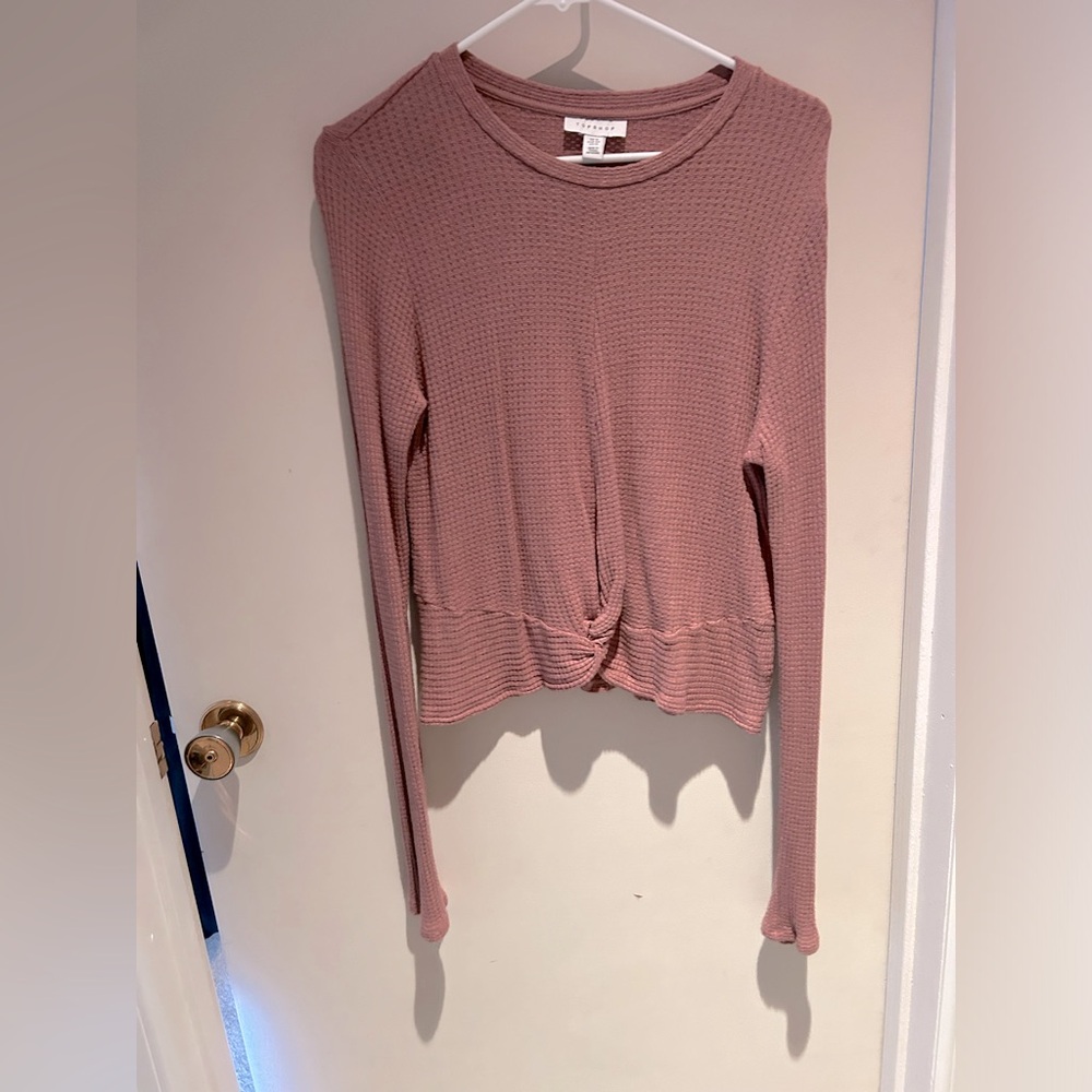Top shop waffle knit